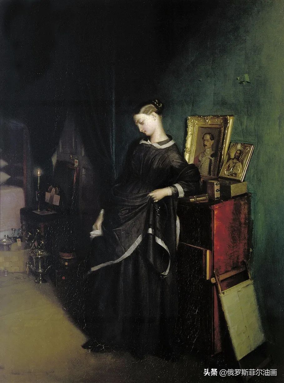 贵族的早餐$19世纪俄罗斯批判现实主义画家费多托夫,他的油画作品令人深思