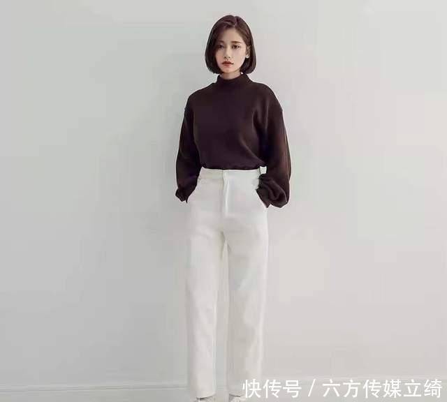 筒裤|同样是直筒裤,为何别人穿显瘦?选对款式是关键,不然容易踩雷