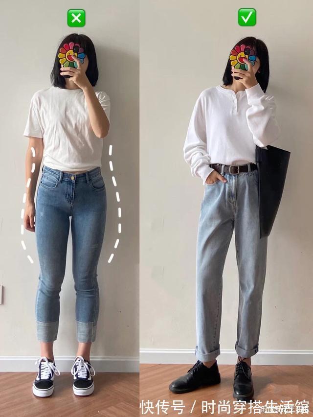 女生|腿粗胯大的女生怎么穿才显瘦?试试这3个技巧,显瘦又气质