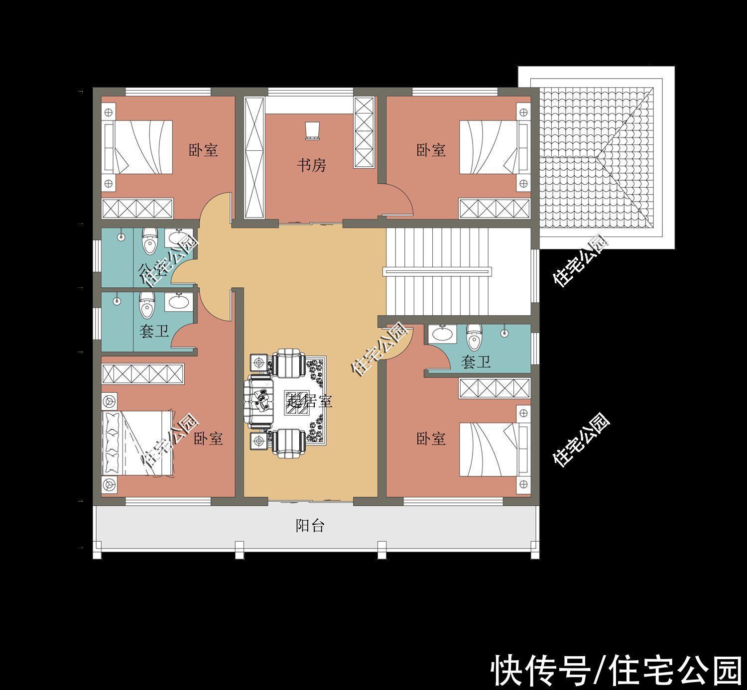 二层|下半年建房就选这10套二层吧，颜值一套比一套高，30来万就能盖