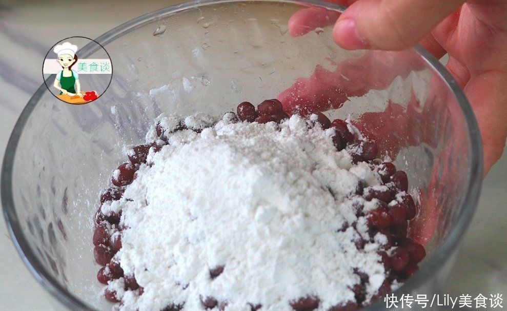 糯米粉|冷天最馋这“1红1糯”,一拌一蒸10分钟出锅,香甜软糯,好吃