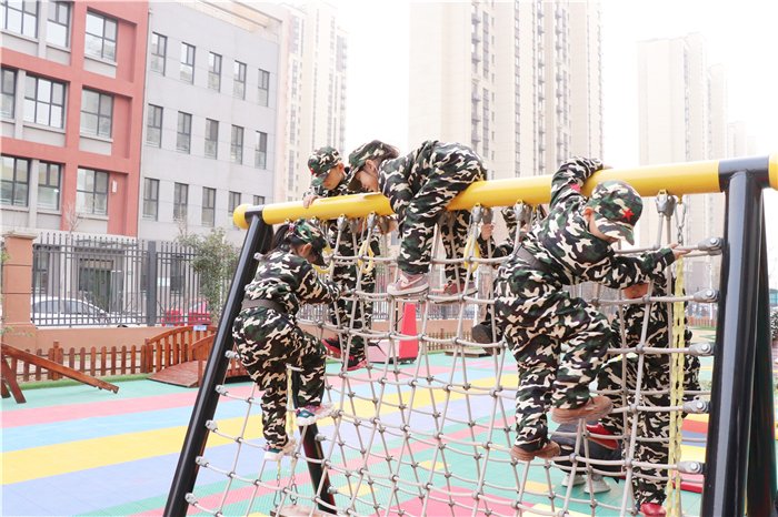 幼教集团$历城区幼教集团华山园举行“红色运动会”