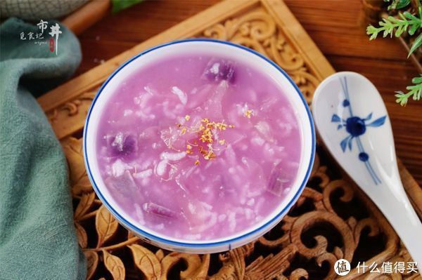 紫薯|健康饮食 篇七十一:秋天干燥,聪明女人会煮“养颜粥”,早餐多喝它,面似桃花过深秋