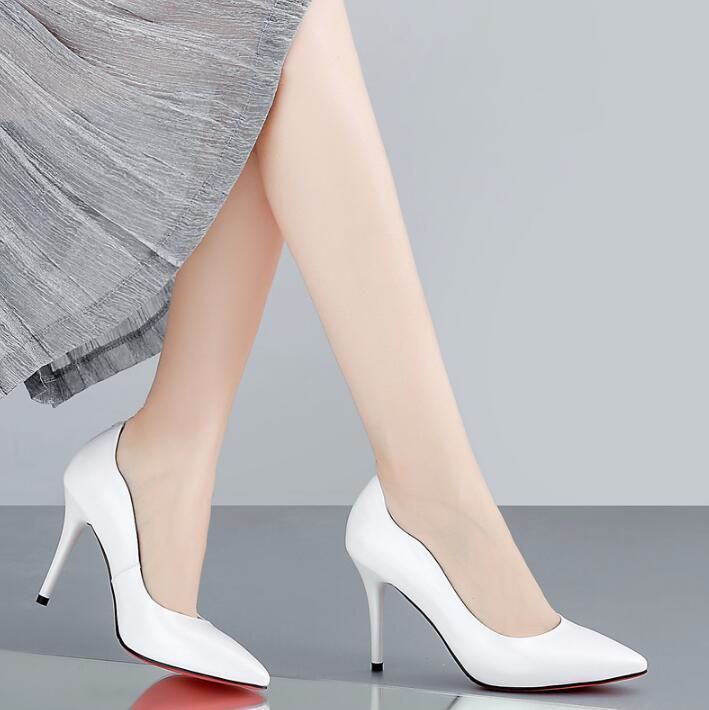 甜美性感的尖头高跟鞋,打造小女人的清新美