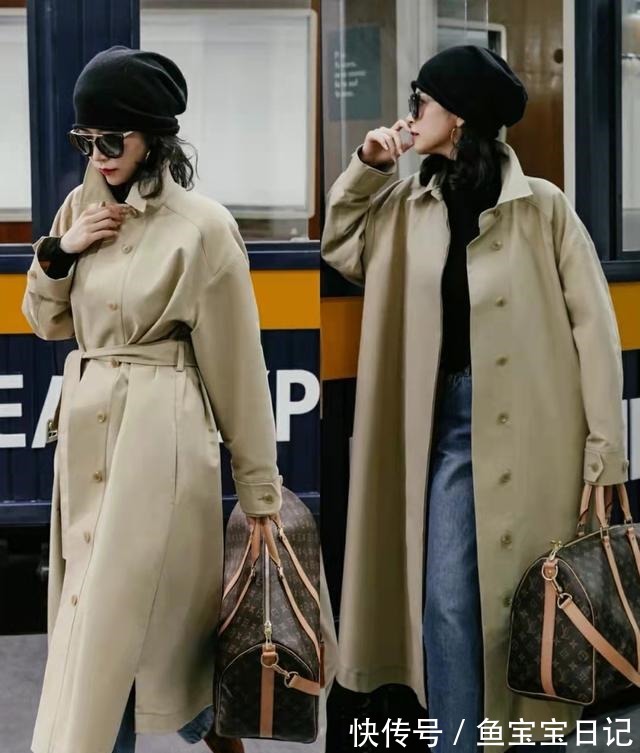 风衣 三木新穿搭真好看,一件卡其色风衣搭出5种风格,照穿高级不重复!