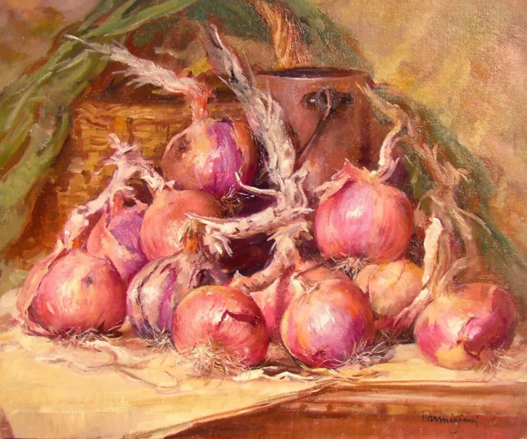 米兰|?意大利 阿尔多的油画,色彩很温暖,笔触很迷人!