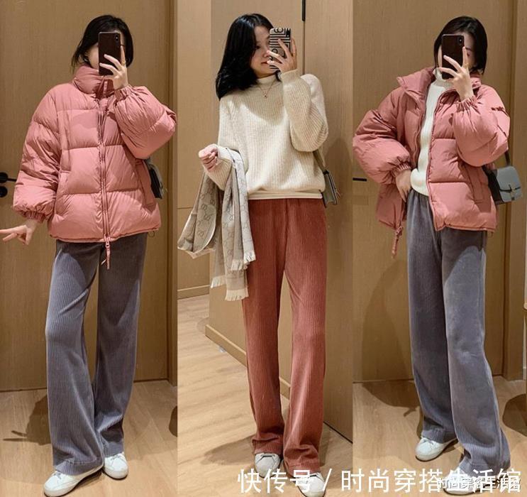 西装裤|这4条专治“微胖”女孩的裤子,遮肉又显瘦,冬天穿真的太好看了