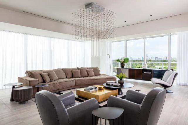 休闲椅|全屋BAXTER是什么体验?迈阿密丽思卡尔顿公寓鉴赏