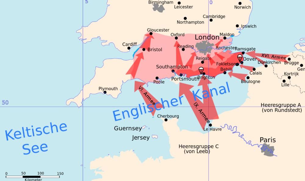 计划|希特勒的黄粱美梦，德国对英国本土的入侵计划——海狮计划