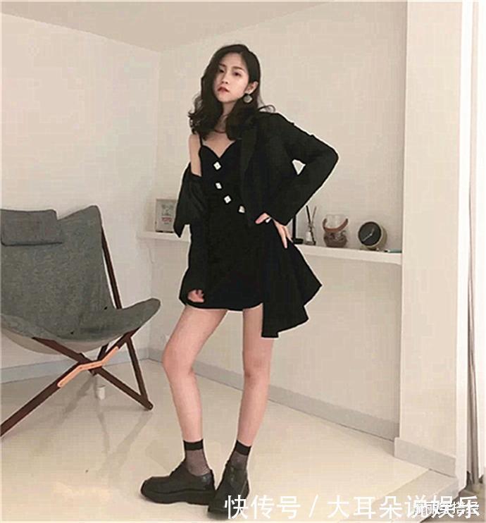 拿下|小个子还在犹豫什么厚底小皮鞋快安排上,增高和时髦全拿下