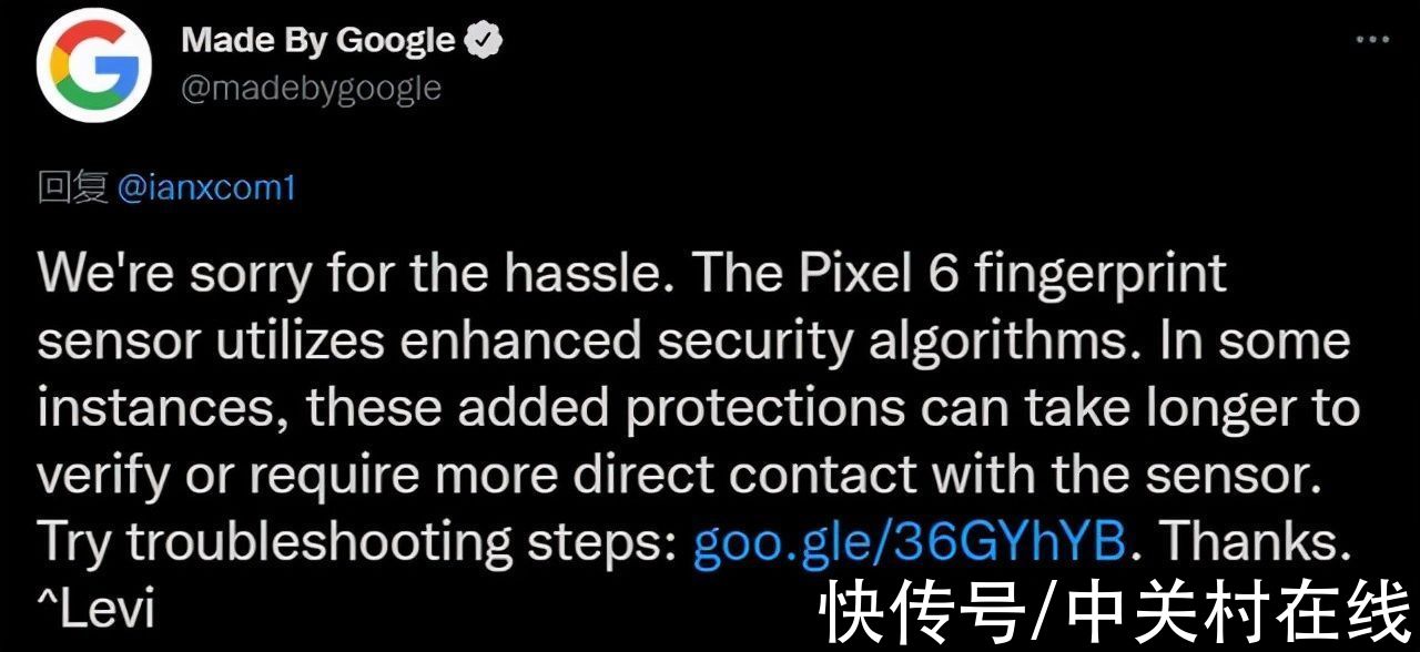 谷歌|Pixel 6被曝指纹识别慢 谷歌回应来了