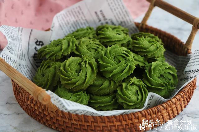 抹茶曲奇|过年的小零食,好吃无添加,做法没难度,做给家人吃,太适合了!
