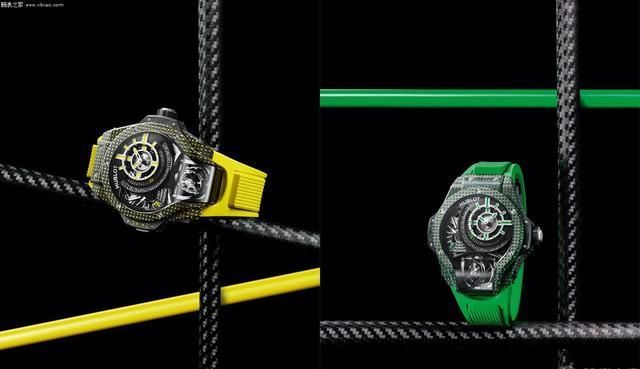 腕表|Hublot宇舶表推出全新MP-09彩色3D碳纤维双轴陀飞轮腕表