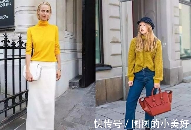 搭配 今年流行“彩色毛衣”,减龄又显白,非常适合初春穿搭