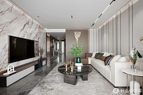 客厅|这对杭州夫妻的142㎡新家，全屋简单又精致，高级感藏都藏不住