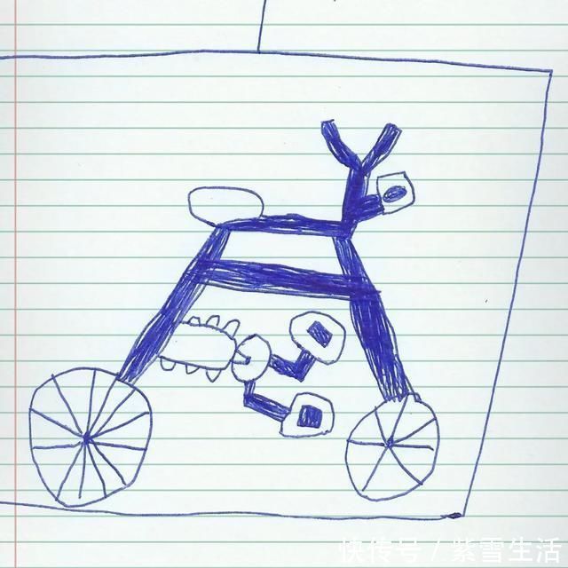 花式秀!儿子画成什么样,爸爸就能P成什么样子,花式秀父爱坐拥百万粉丝