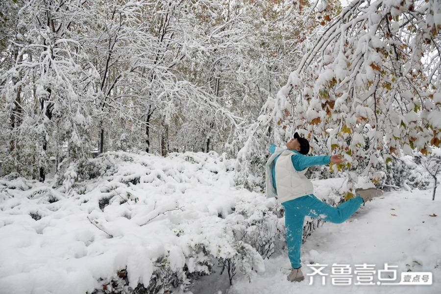 茌平|山东聊城：茌平银装素裹市民嬉雪图