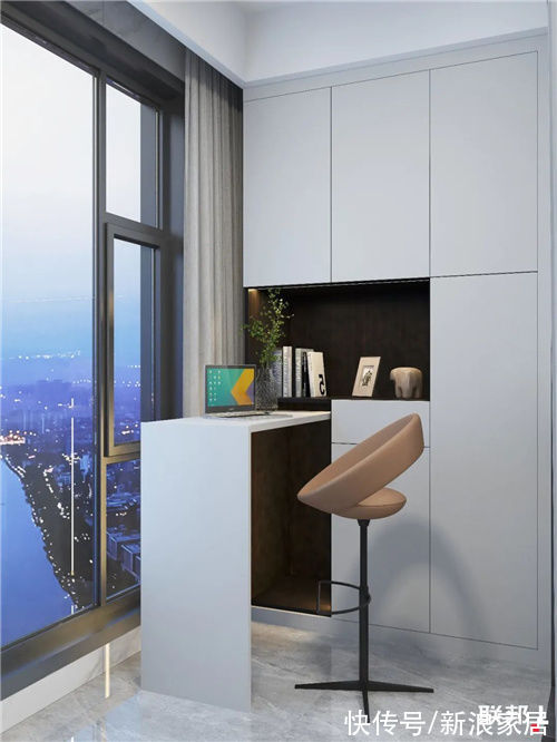 黑白灰|128㎡ 简约大平层，低调又高级