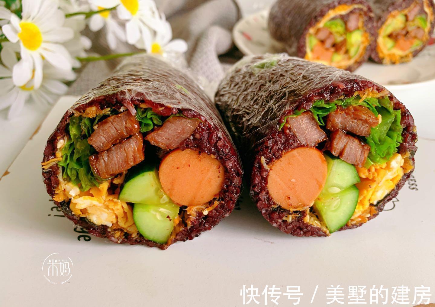 沙拉酱|晚餐就该吃它,长劲不长肉,减脂饱腹又解馋,卷一卷10分钟搞定