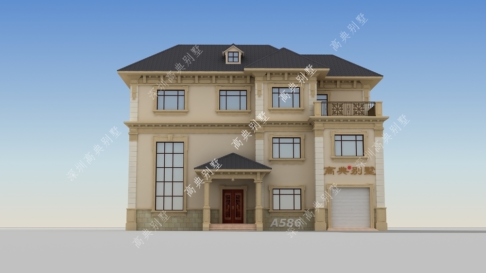 外观|简单美观的欧式别墅，如此漂亮的外观，让人心动。