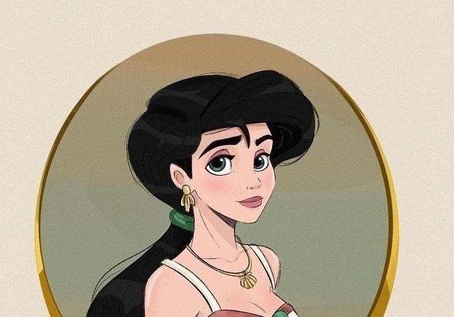 贝儿公主|迪士尼公主的复古勋章,花木兰清新可人,你最想拥有哪个?