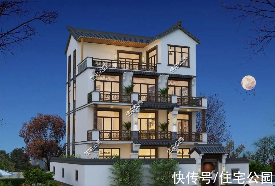 砖混|精选15套中式大宅，农村就该建这样的房子，太美了