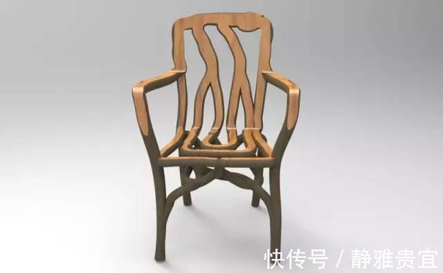 椅子|头一次见这样子的家具，全身上下没有一颗螺丝，生产一把要10年