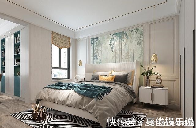 公卫|140平米现代轻奢风格,鞋柜柜体做薄荷绿,一入户就被惊艳到了!