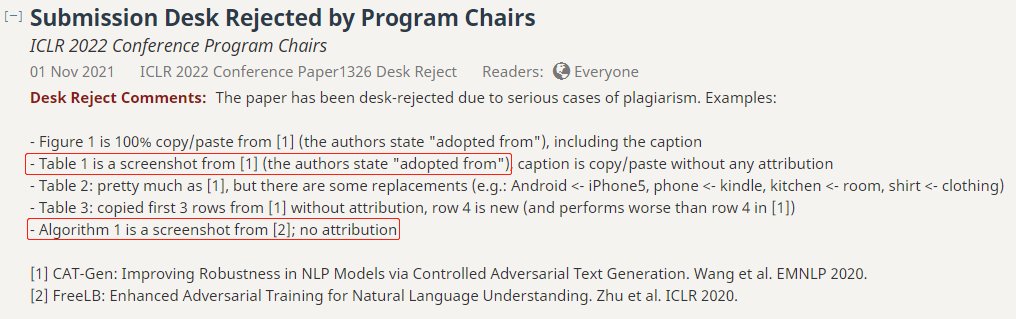 reddit 网友热议：迷惑行为？|ICLR 2022出现抄袭论文 | reddit