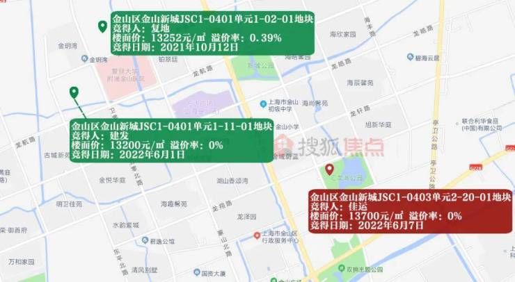 4宗地揽金超77亿,中铁建连落两子|上海首轮土拍第四日 | 出让