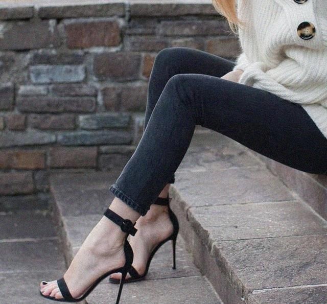 男人都喜欢女人穿高跟鞋, 这些高跟鞋姐姐一口气买了五双