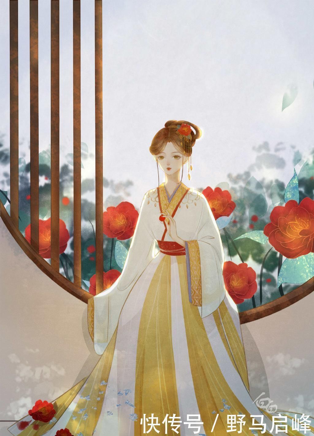 茉莉|当迪士尼公主穿上汉服,个个仙气飘飘,艾莎撑伞的样子绝世而独立