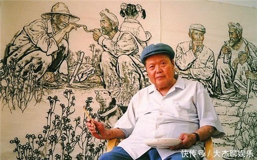 伟人@国画大家刘文西他画了一幅画,是我国15亿人看得最多的