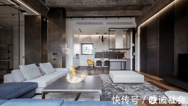 屋主|妈见打的“装修风”|136㎡工业风,满屋混凝土墙,却真的好看!