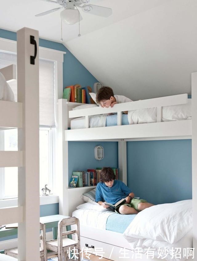 王伟忠|一儿一女只有一间儿童房怎么住简单！中间装个隐形门，互不打扰！