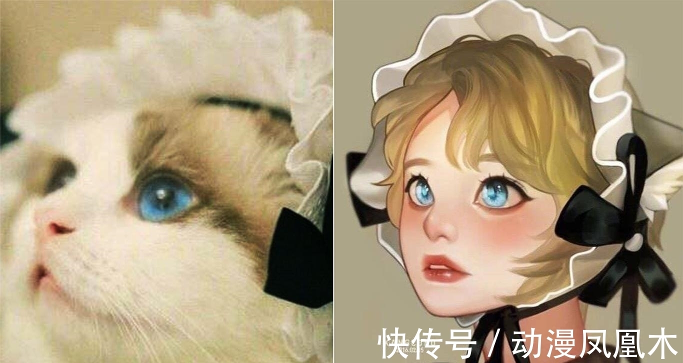二次元化|当动物被画师二次元化,可盐可甜可帅气,还是纸片人更让人心动