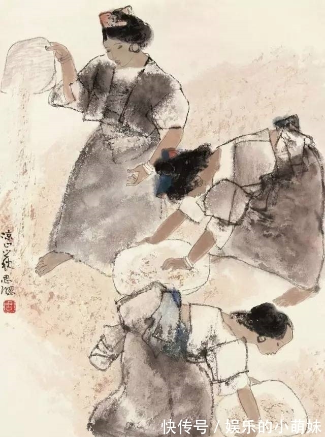 水墨!周思聪:开拓了水墨人物画的当代语言现代化探索潮流的走向!