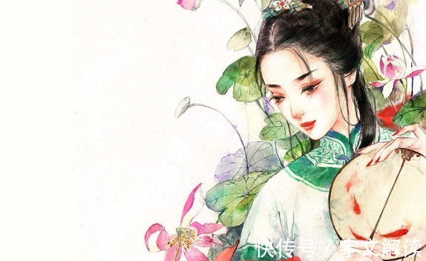 绣面!王昌龄咏荷花的一个千古名句,被李清照随手一仿,写出别样的美感