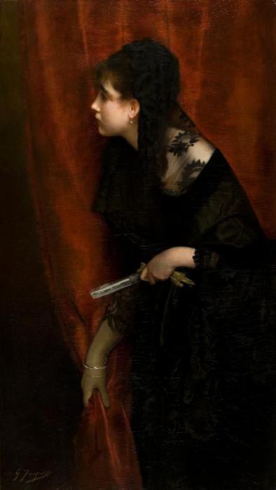 雅克@著名画家布罗格的得意门生古斯塔夫的女性油画,太美了!