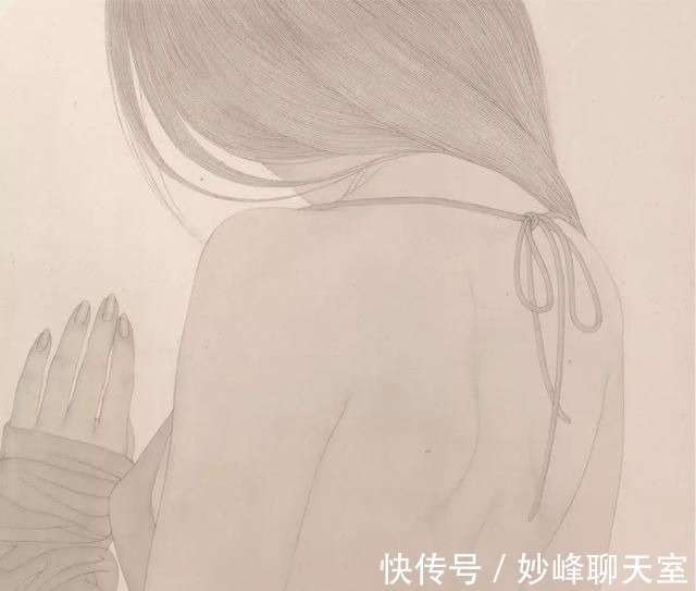 逼真|美女博士画人体,以自己为模特,技法大胆创新,专家:放大看好妙