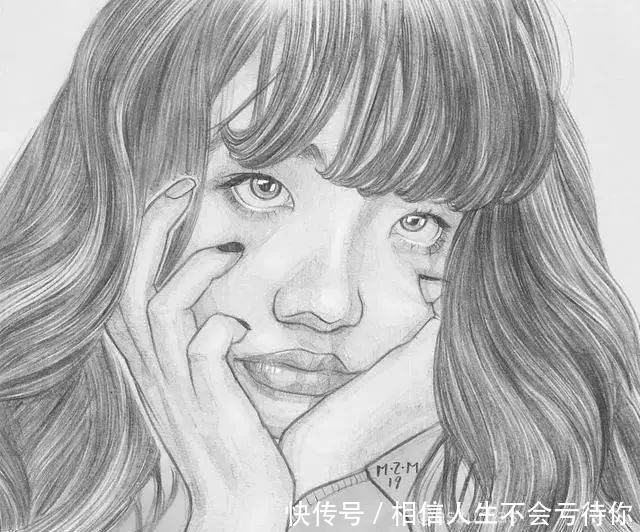 简洁的少女速写,灵动的美!