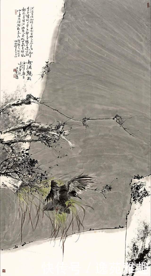 「画作欣赏」忘记烦恼,活出快乐,画家秦英豪作品欣赏