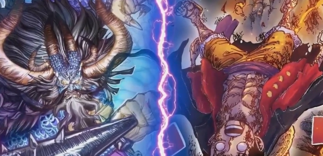 路飞|海贼王:霸王色缠绕成平A,凯多评价路飞技术糙,大妈力量强