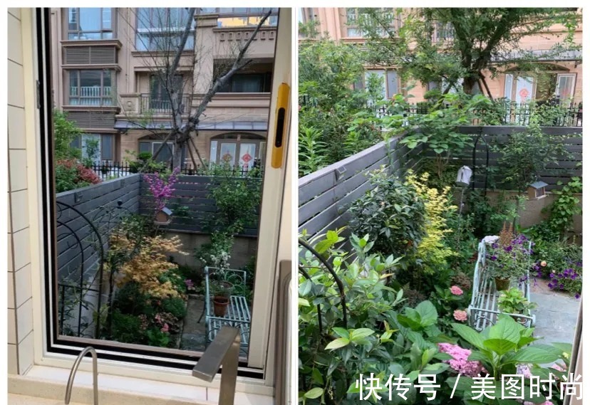 防腐木|为了这个45㎡小院子,坚持买了一楼,打造成花园后比别墅还好看