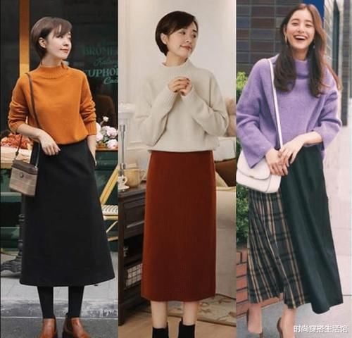 40＋的女性穿毛衣一定要讲究，掌握这4种搭配，时髦又优雅