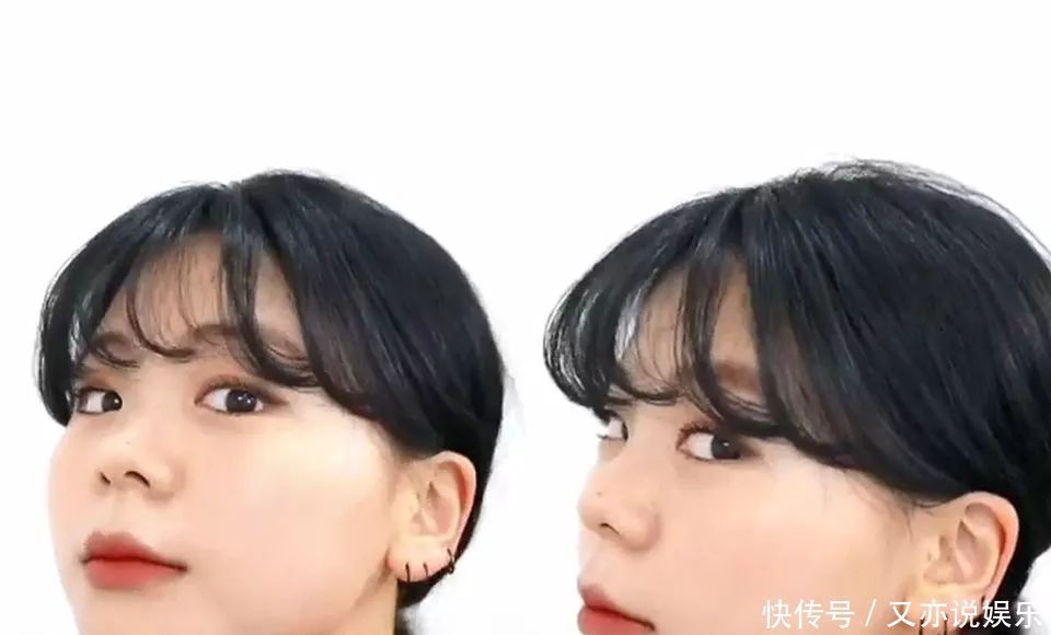 只需学会‘三段式剪法’既可在家剪出好看的刘海发型