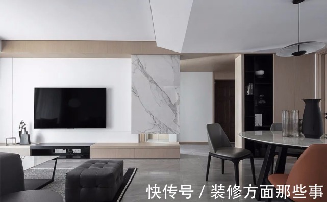 现代自然风|120㎡现代自然风,原木色的软装,搭配皮质感,打造优雅的家!