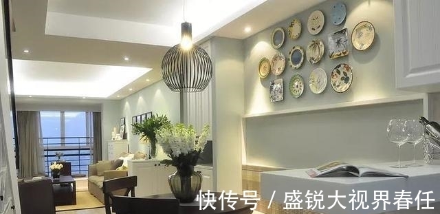 蓝灰色|150㎡现代美式, 复式楼的过道, 利用得真巧!