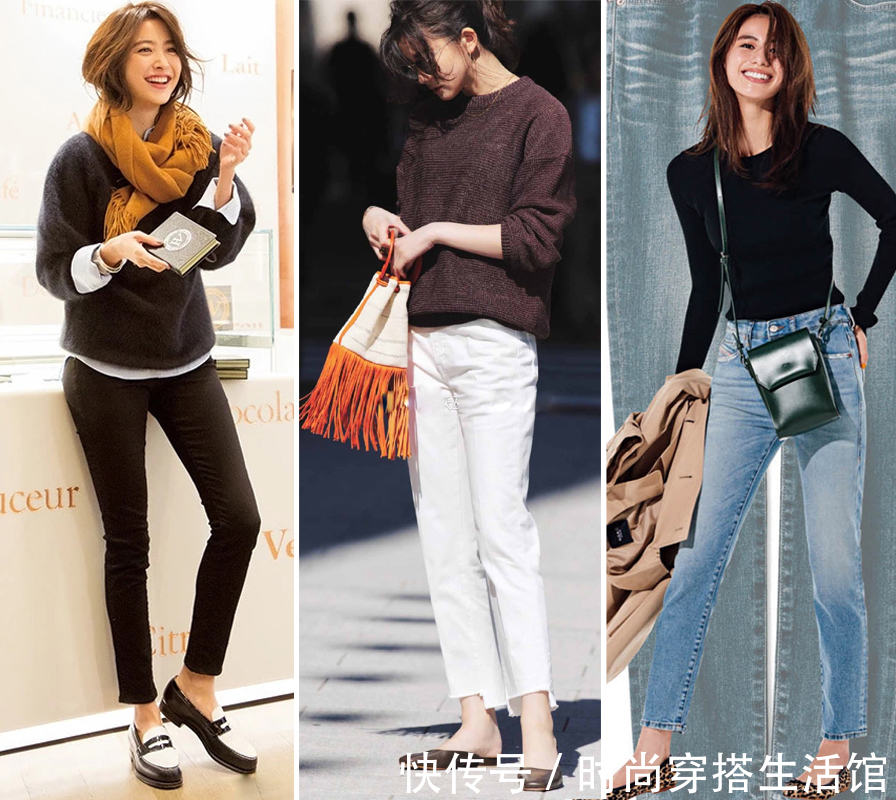 西装裤|毛衣下面搭什么??记住这“4个搭配法则”,时髦保暖还显气质