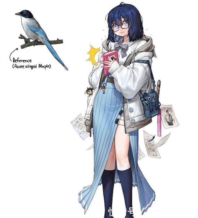 文艺风|各种生物的拟人化,鱼变成阳光帅哥,猕猴桃是机械美少女!